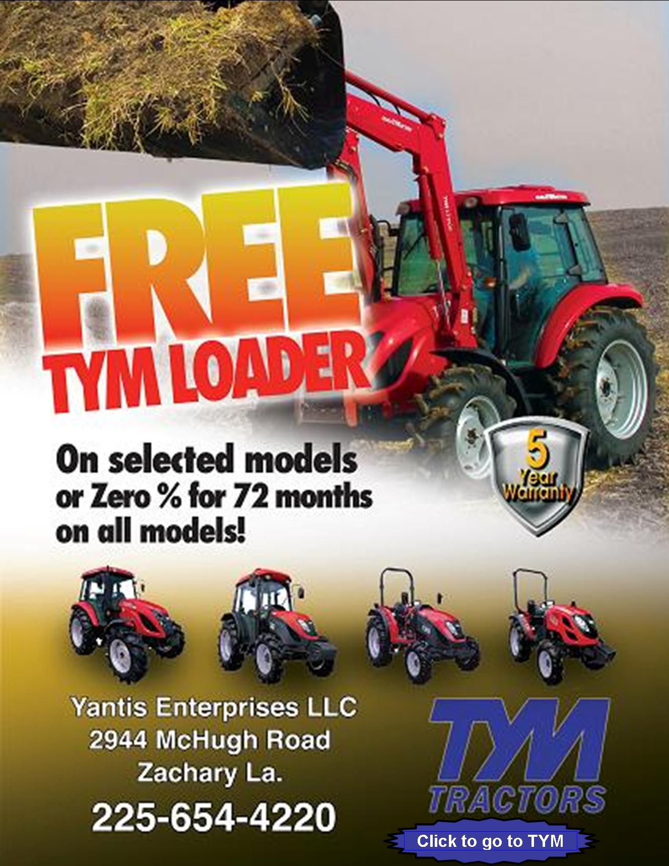 Yantis Tractor Repair & Parts Zachary LA diesel equipment repair